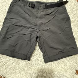 North Face Men’s Pure Vida Walking Hiking Shorts Size 34x34 Gray Performance