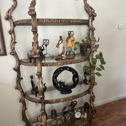 Open Curio Display Bookshelf 
