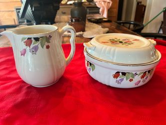 Bauer Pitcher and casserole dish