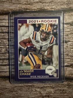 2021 Ja'Marr Chase Rookie Football Card RC