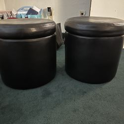 Foot Stools Leather ,Chair, Storage