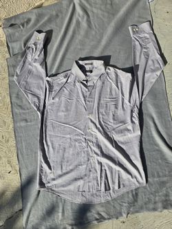 Arrow Men's long sleeve Button Dress Shirt neck size 17 sleeve 34/35