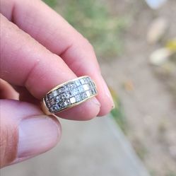 18k men diamond ring