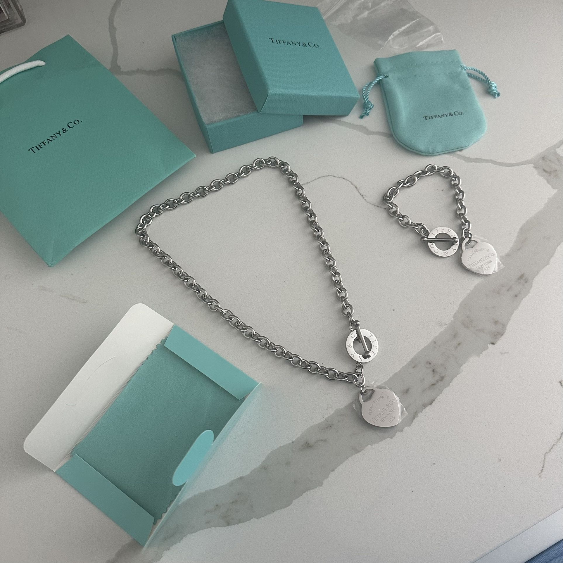 Tiffany And Co Necklace And Bracelet