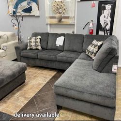 Dark Gray Sectional,seccional// We Have A Lot Of Bedroom Set,Mattress,Bunk Bed,daybed, Dresser, Mirror, Night Stand, Chest,dining Room Set, Rug, TV 