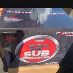Brand New 12 Inch Ported Sub Box