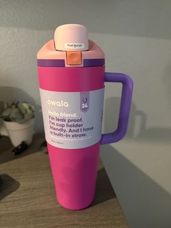 Owala 40oz Freesip Tumbler NEW - Sugar Cloud with Handle