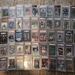 Graded basketball football baseball cards psa bgs ect $10 Each Card