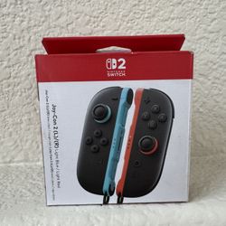 Nintendo Switch 2 - Joy-Con 2 (L)/(R) Light Blue/Light Red BRAND NEW