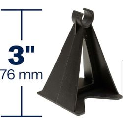 MARSHALLTOWN 3 Inch Rebar Support Chair - (450 Pack) Heavy Duty & Durable Plastic Concrete Rebar Stand Holder with Snap-in Mount, 28662