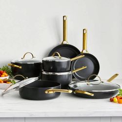 New GreenPan Reserve Collection 12 Piece Healthy Ceramic Non-stick Cookware Set 