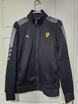 Puma Men Ferrari Race T7 Track Jkt,Black