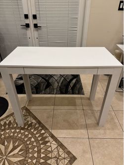 Computer Desk with Drawer White