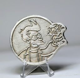 999 Fine Silver Pours- Futurama Fry - Shut up And Take My Money!