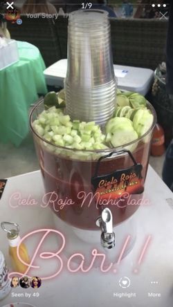 Michelada Bar para Labor Day Weekend!!