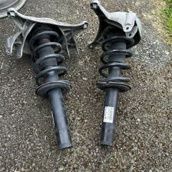 2009-2012 AUDI Q5 FRONT RIGHT AND LEFT SHOCK ABSORBER STRUT SPRING COIL ASSY OEM 