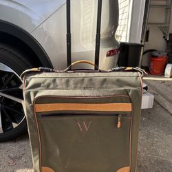 L.L Bean Garment bag Rolling suitcase