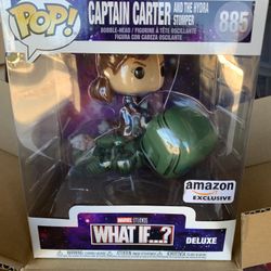 Funko Pop Deluxe Marvel: Year of The Shield - Captain Peggy Carter Riding Hydra Stomper - Marvel Comics - Amazon Exclusive - Collectable Vinyl Figure 