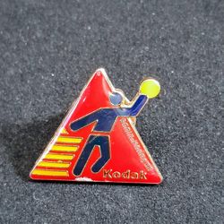 Vintage Kodak 1988 Seoul Korea Olympics Enamel Lapel Hat Pin 