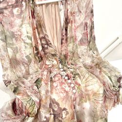 Zimmermann floral dress outlet sale