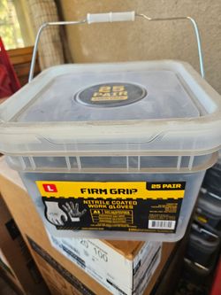 Firm grip work gloves 25 pairs