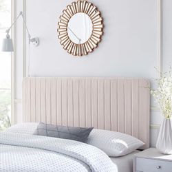 Pink Twin Headboard & Desk chair