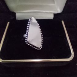 NEW Size 6 Chalcedony Sterling Silver Ring