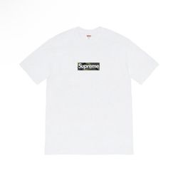 Supreme White Box Camp Tee