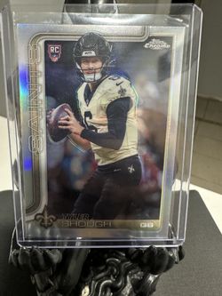Tyler Shough refractor rookie card