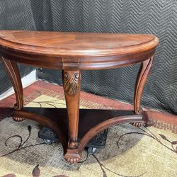 French demi-lune console table (DELIVERY AVAILABLE)