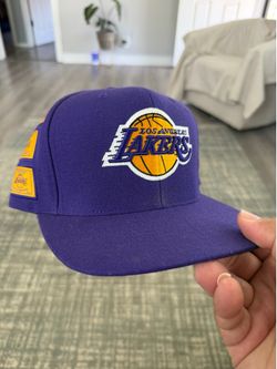 Mitchell & Ness Los Angeles Lakers Championship Patch Snapback Hat