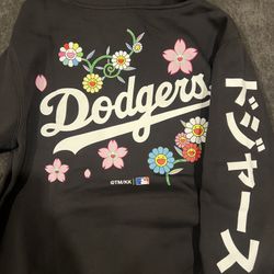 Takashi Murakami X Dodgers Japanese Heritage Black Hoodie M Medium 