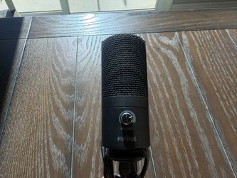 FIFINE USB Microphone, Metal Condenser Recording Microphone for MAC OS, Windows, Cardioid Laptop Mic for Recording Vocals, Voice Overs, Streaming, Mee