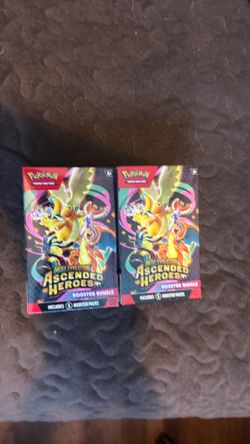 Pokémon Mega Evolution Ascended Heroes Booster Bundle x2