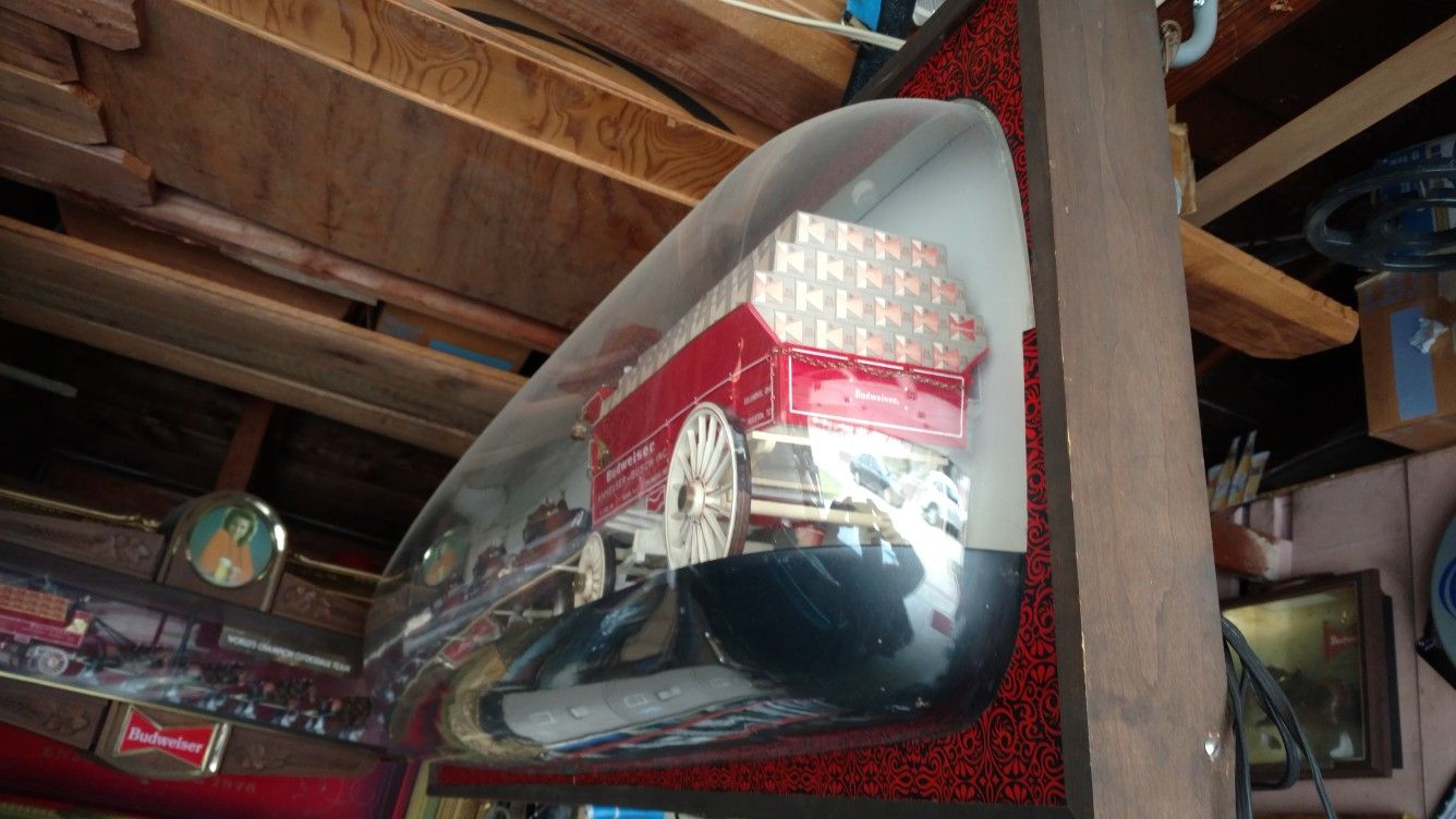 Classic Budweiser Clydesdale sign 6ft long from the 1960
