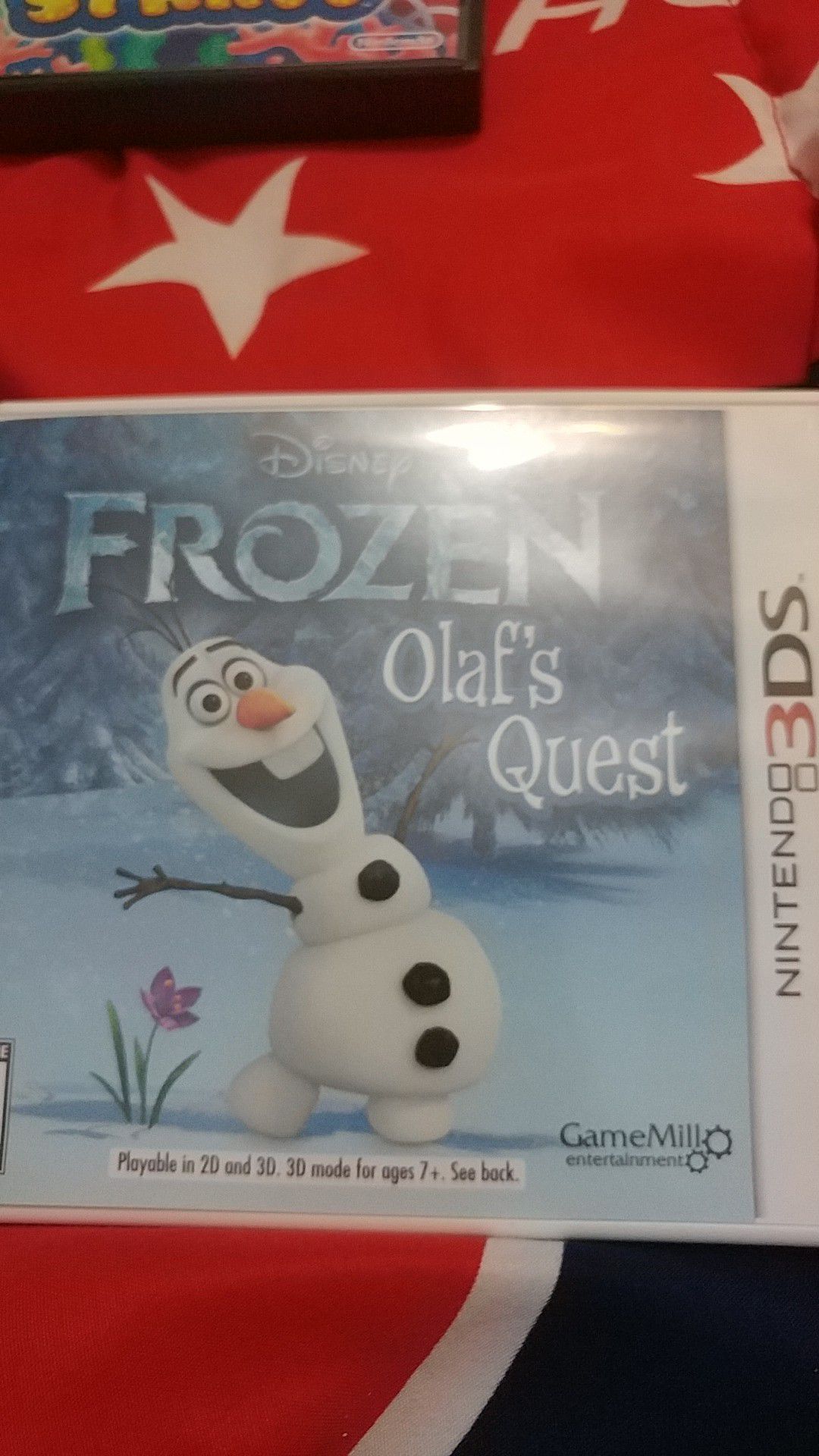 Nintendo 3ds frozen olafs quest game