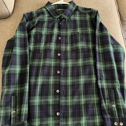RVCA Flannel size Large