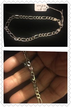 Sterling Silver 7”,8” &9 Chain Bracelet 4.8 mm