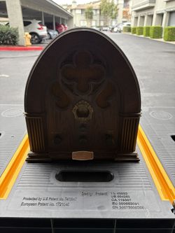 Philco-Ford special edition cathedral-style radio.
