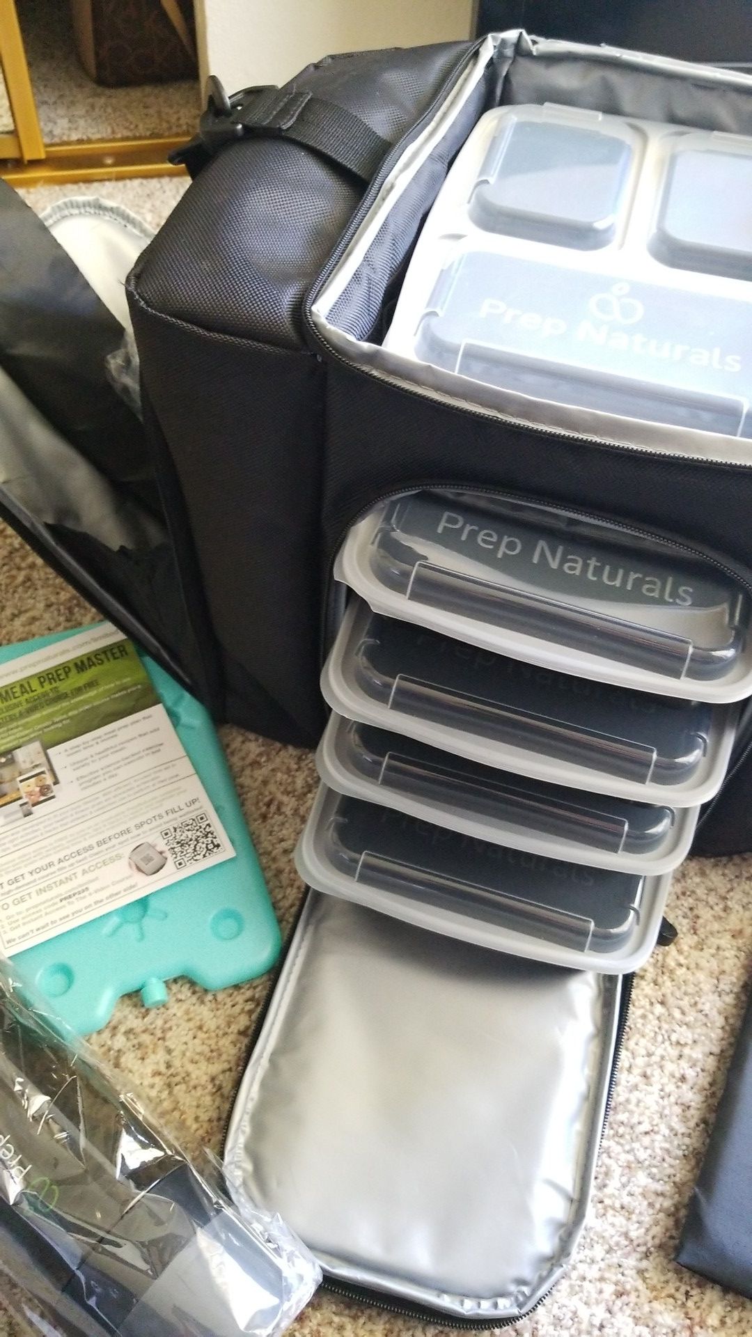 Meal Prep Bag Meal Prep Containers Insulated Lunch Bag Cooler