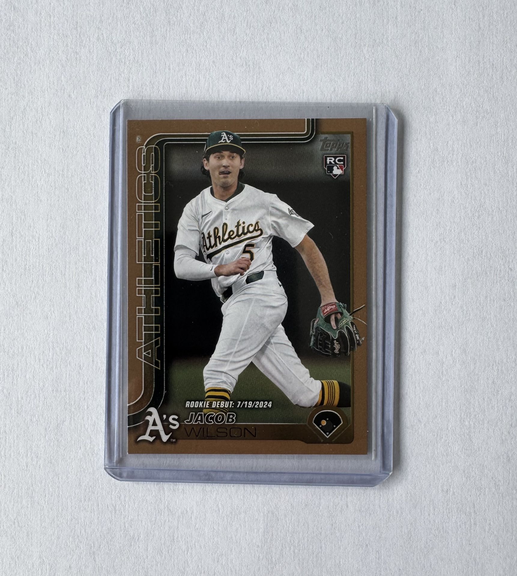 2025 Topps Update Jacob Wilson Gold Border Rookie Card RC