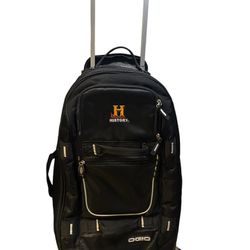 History Channel Ogio Commuter Wheeled Carry On Rolling Bag Luggage