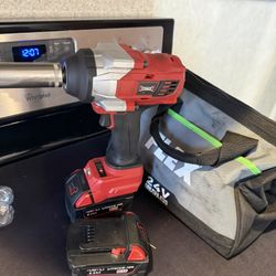 18 Volt Impact Drill With Two 18 Volt Batteries. No Charger