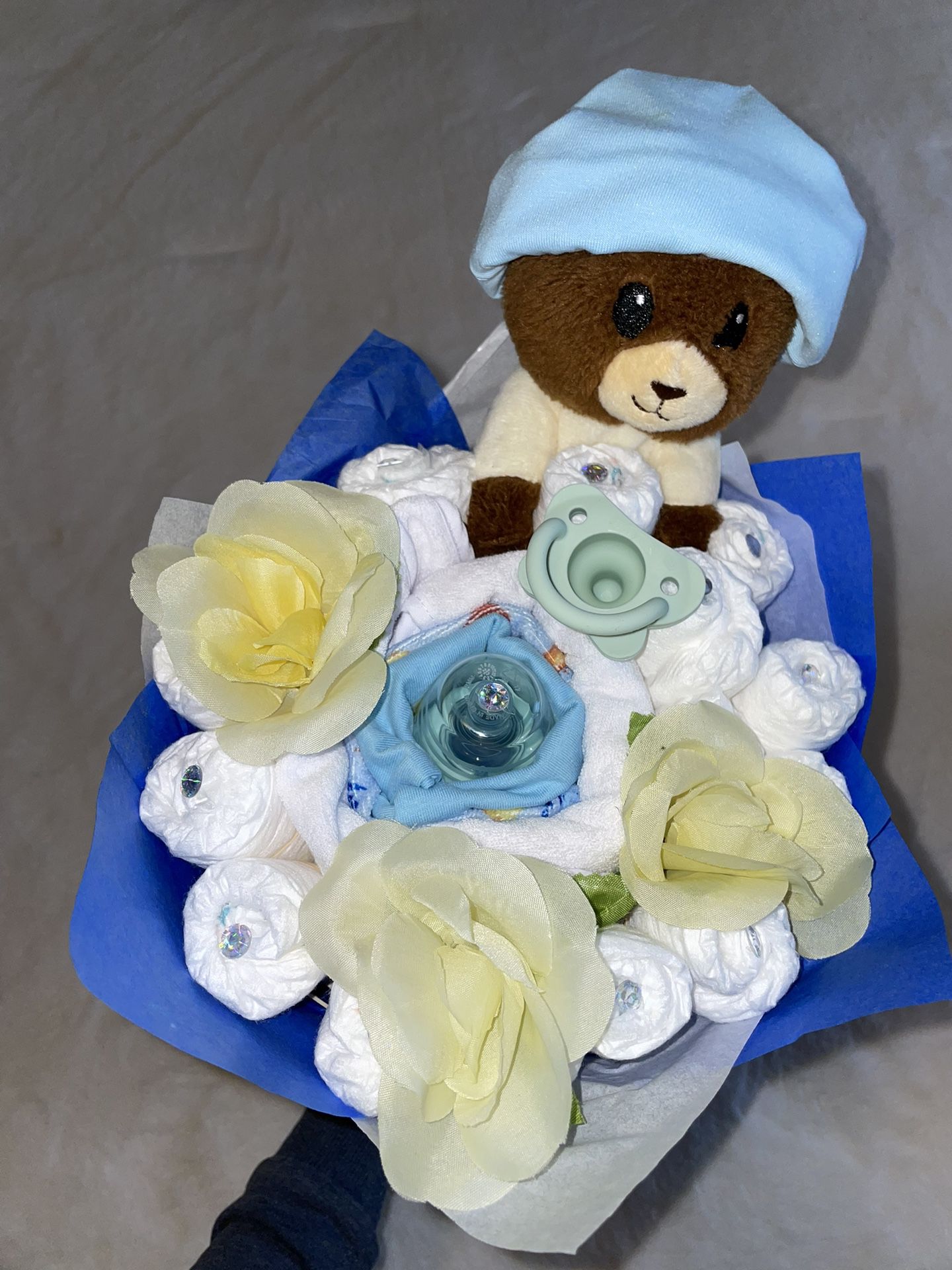 Diaper Bouquet For Baby Boy! Please Read Description 