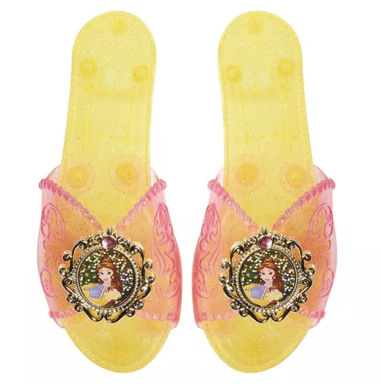 Disney Princess Girls Princess Belle Pretend Dress-Up Costume Shoes