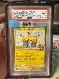 PSA 9 Pretend Comedian Pikachu (Pokémon Center Osaka DX Opening Promo) (Sun & Moon Promo JP)