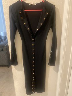 Black Knit Dress