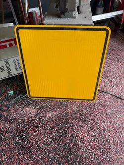 Blank Reflective sign