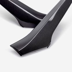 Carbon fiber side scoop trim for 2023-2024 Chevrolet C8 Z06 (PAIR)