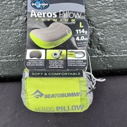  Sea to Summit Aeros Premium Pillow – Large, Lime